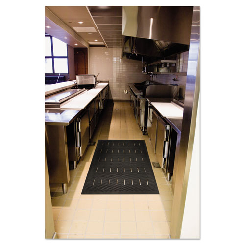 Picture of Free Flow Comfort Utility Floor Mat, 36 x 48, Black