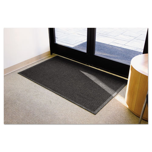 Picture of EcoGuard Indoor/Outdoor Wiper Mat, Rubber, 24 x 36, Charcoal