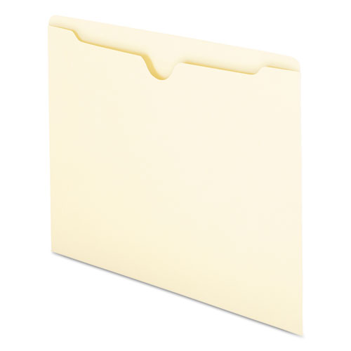 Picture of Manila File Jackets, 1-Ply Straight Tab, Letter Size, Manila, 100/Box