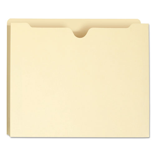 Picture of Manila File Jackets, 1-Ply Straight Tab, Letter Size, Manila, 50/Box