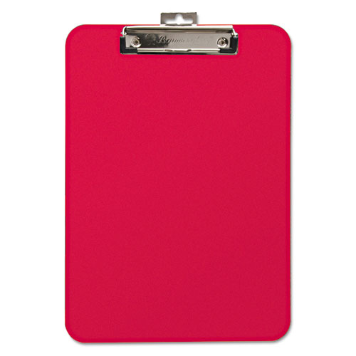 Picture of Unbreakable Recycled Clipboard, 0.25" Clip Capacity, Holds 8.5 x 11 Sheets, Red