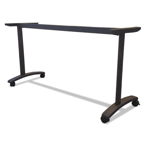 Picture of Alera Valencia Series Training Table T-Leg Base, 54w x 19.75d x 28.5h, Black