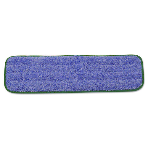 Picture of Microfiber Wet Mopping Pad, 18.5" x 5.5" x 0.5", Green, 12/Carton