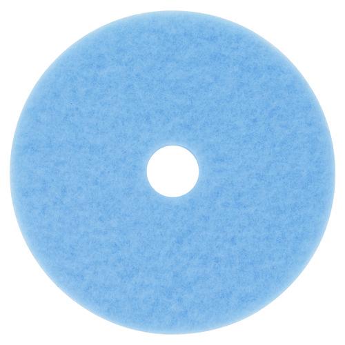 Picture of Hi-Performance Burnish Pad 3050, 27" Diameter, Sky Blue, 5/Carton