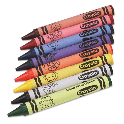 Picture of Jumbo Classpack Crayons, 25 Each of 8 Colors, 200/Set