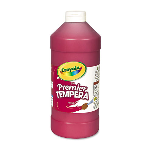 Picture of Premier Tempera Paint, Red, 16 oz Bottle