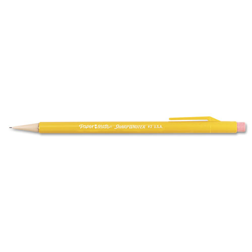 Sharpwriter+Mechanical+Pencil+Value+Pack%2C+0.7+mm%2C+HB+%28%232%29%2C+Black+Lead%2C+Classic+Yellow+Barrel%2C+36%2FBox