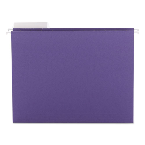 Color+Hanging+Folders+with+1%2F3+Cut+Tabs%2C+Letter+Size%2C+1%2F3-Cut+Tabs%2C+Purple%2C+25%2FBox