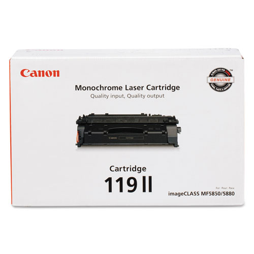 Picture of 3480B001 (CRG-119 II) High-Yield Toner, 6,400 Page-Yield, Black