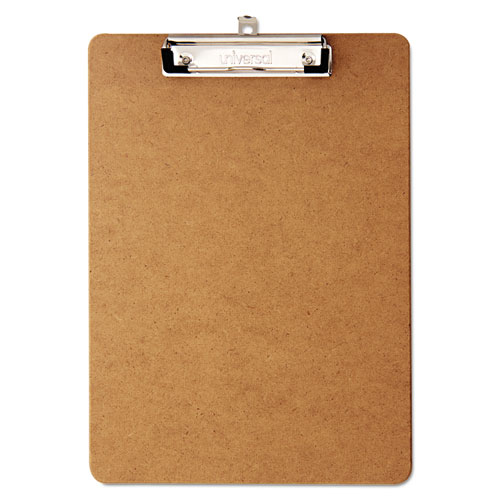 Picture of Hardboard Clipboard with Low-Profile Clip, 0.5" Clip Capacity, Holds 8.5 x 11 Sheets, Brown, 6/Pack