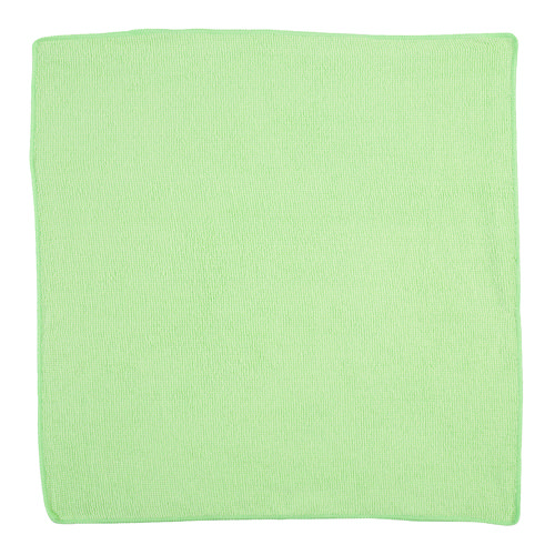 Picture of Microfiber Cleaning Cloths, 16 x 16, Green, 24/Pack