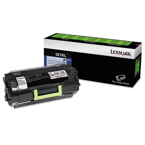 Picture of 52D1X0L Return Program Extra High-Yield Toner, 45,000 Page-Yield, Black