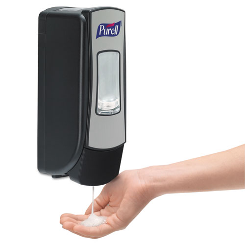 Picture of Advanced Hand Sanitizer Foam, For ADX-7 Dispensers, 700 mL Refill, Fragrance-Free, 4/Carton