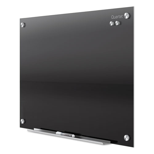 Picture of Infinity Magnetic Glass Marker Board, 48" x 36", Black Surface