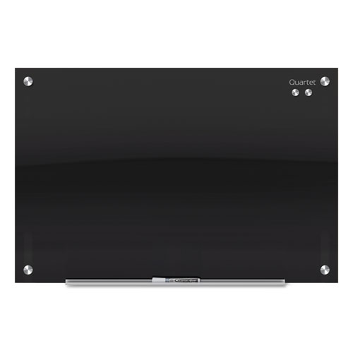 Picture of Infinity Magnetic Glass Marker Board, 72" x 48", Black Surface