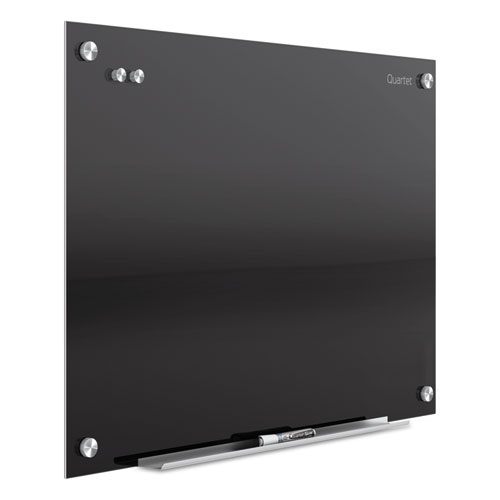 Picture of Infinity Magnetic Glass Marker Board, 48" x 36", Black Surface