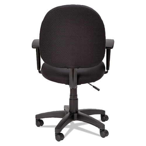 Picture of Alera Essentia Series Swivel Task Chair with Adjustable Arms, Supports Up to 275 lb, 17.71" to 22.44" Seat Height, Black