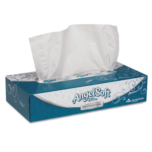 Picture of Ultra Premium Facial Tissue, White, 2-Ply, White, 125 Sheets/Box, 30 Boxes/Carton
