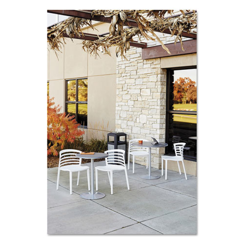 Picture of Entourage Stack Chairs, Supports Up to 250 lb, White, 4/Carton