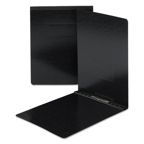 Picture of Prong Fastener Premium Pressboard Report Cover, Two-Piece Prong Fastener, 2" Capacity, 8.5 x 11, Black/Black