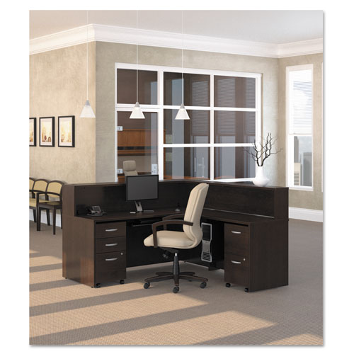 Picture of Series C Mobile Pedestal File, Left/Right, 3-Drawer: Box/Box/File, Legal/Letter/A4/A5, Cherry/Gray, 15.75 x 20.25 x 27.88