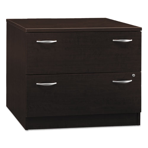 Picture of Series C Assembled Lateral File, 2 Legal/Letter/A4/A5-Size File Drawer, Hansen Cherry/Graphite Gray, 35.75 x 23.38 x 29.88