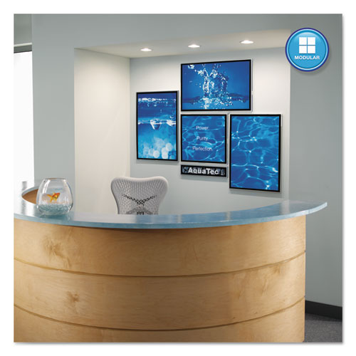 Picture of Matrix Magnetic Boards, 23" x 16", White Surface, Satin Aluminum Frame