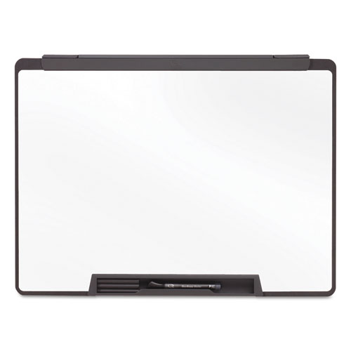 Motion+Portable+Dry+Erase+Marker+Board%2C+24+x+18%2C+White+Surface%2C+Black+Plastic+Frame