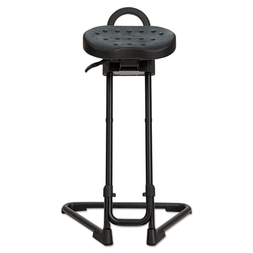 Picture of Alera SS Series Sit/Stand Adjustable Stool, Supports Up to 300 lb, Black