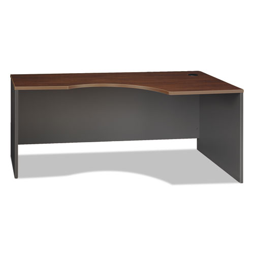Picture of Series C Collection Corner Desk Module, Right, 71.13" x 35.5" x 29.88", Hansen Cherry/Graphite Gray