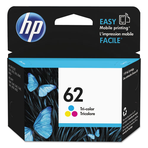 Picture of HP 62, (C2P06AN) Tri-Color Original Ink Cartridge