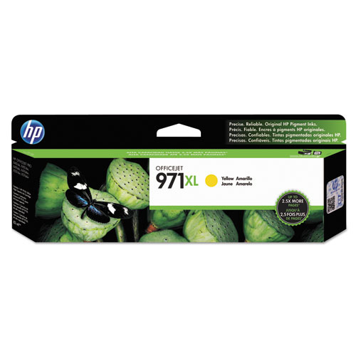 Picture of HP 971XL, (CN628AM) High-Yield Yellow Original Ink Cartridge
