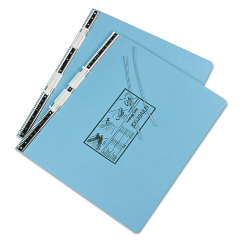 Picture of Pressboard Hanging Binder, 2 Posts, 6" Capacity, 14.88 x 11, Light Blue