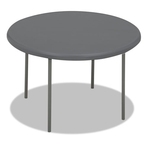 IndestrucTable+Classic+Folding+Table%2C+Round%2C+48%26quot%3B+x+29%26quot%3B%2C+Charcoal