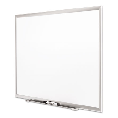 Picture of Classic Series Porcelain Magnetic Dry Erase Board, 36" x 24", White Surface, Satin Aluminum Frame