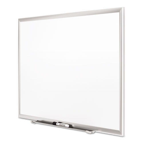 Picture of Classic Series Porcelain Magnetic Dry Erase Board, 72" x 48", White Surface, Satin Aluminum Frame