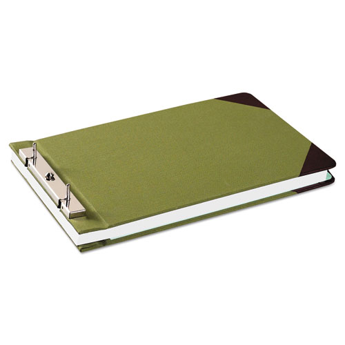 Picture of Canvas Sectional Storage Post Binder, 2 Posts, 3" Capacity, 8.5 x 14, Green