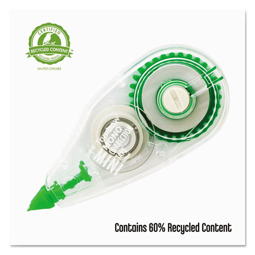 Picture of MONO Mini Correction Tape, 1/6" x 315", Non-Refillable, 10/Pack