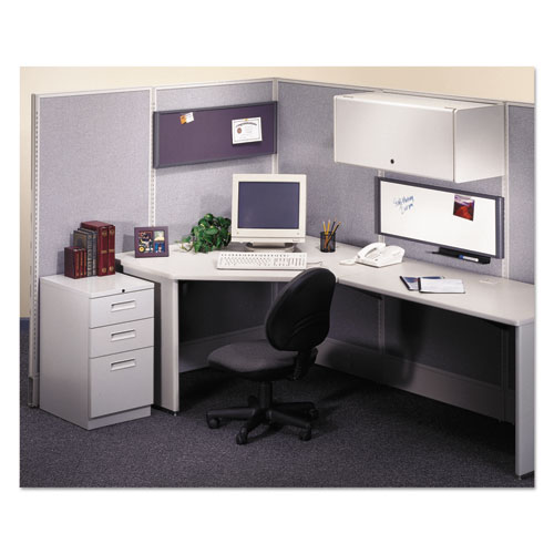 Picture of Prestige Cubicle Total Erase Whiteboard, 36 x 18, White Surface, Graphite Fiberboard/Plastic Frame