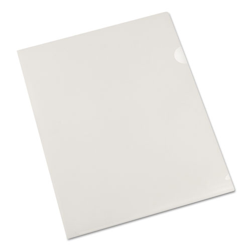 Picture of Project Folders, Letter Size, Clear, 25/Pack