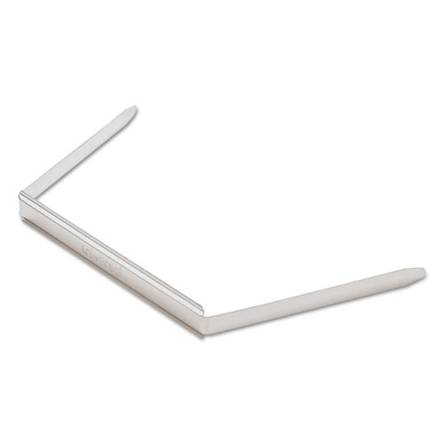 Picture of Two-Piece Two-Prong Paper Fastener Bases, 2" Capacity, 2.75" Center to Center, Silver, 100/Box