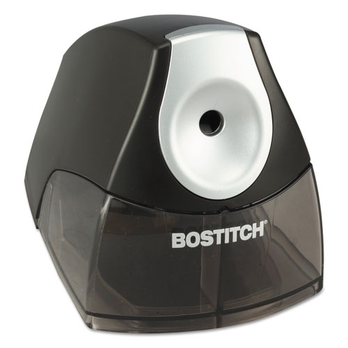 Picture of Personal Electric Pencil Sharpener, AC-Powered, 4.25" x 8.4" x 4", Black