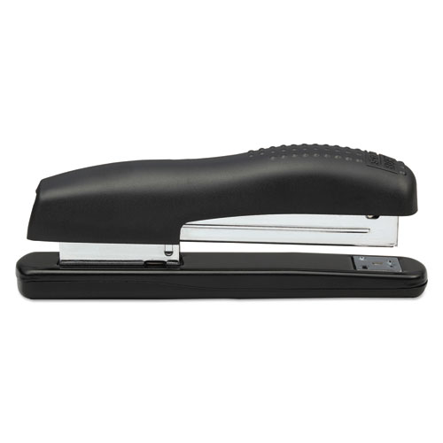 Picture of Ergonomic Desktop Stapler, 20-Sheet Capacity, Black