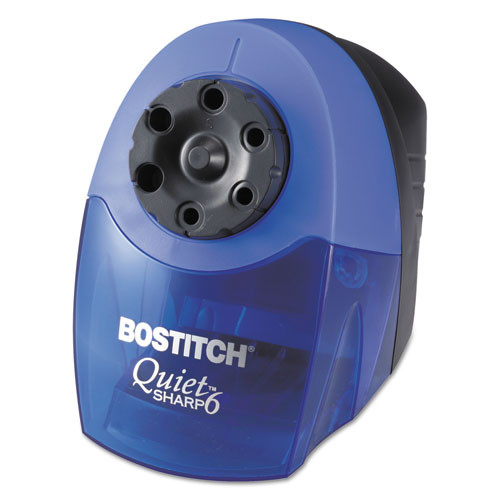 Picture of QuietSharp 6 Classroom Electric Pencil Sharpener, Blue