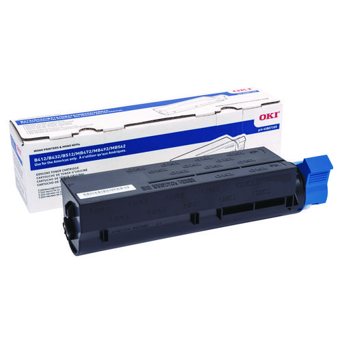 Picture of 45807105 Toner, 7,000 Page-Yield, Black