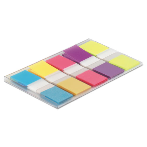 Picture of Page Flags in Portable Dispenser, 5 Bright Colors, 5 Dispensers, 20 Flags/Color