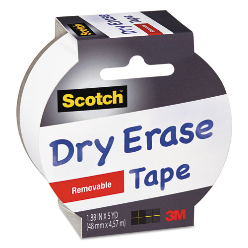 Picture of Dry Erase Tape, 3" Core, 1.88" x 5 yds, White