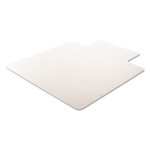 Picture of RollaMat Frequent Use Chair Mat, Med Pile Carpet, Flat, 45 x 53, Wide Lipped, Clear