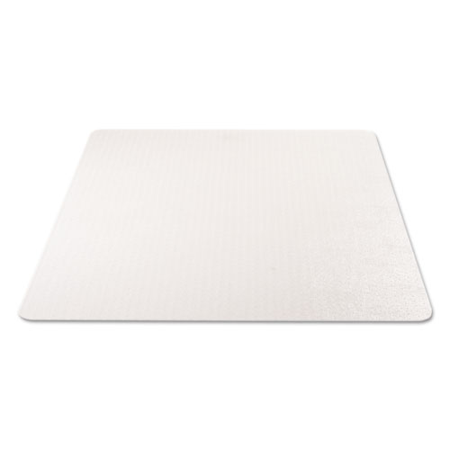 Picture of EconoMat Occasional Use Chair Mat, Low Pile Carpet, Flat, 46 x 60, Rectangle, Clear