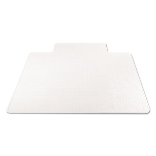 Picture of SuperMat Frequent Use Chair Mat for Medium Pile Carpet, 45 x 53, Wide Lipped, Clear